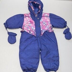 VINTAGE Toddler Winter Snow Suit 18-24 Months